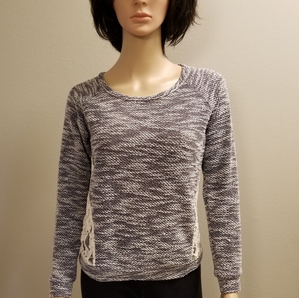 Sweater with Side Lace Detail